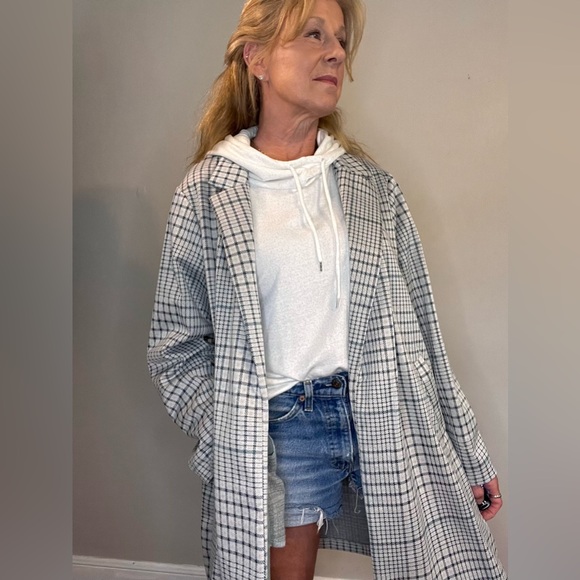 Long length plaid blazer/jacket - Picture 14 of 14